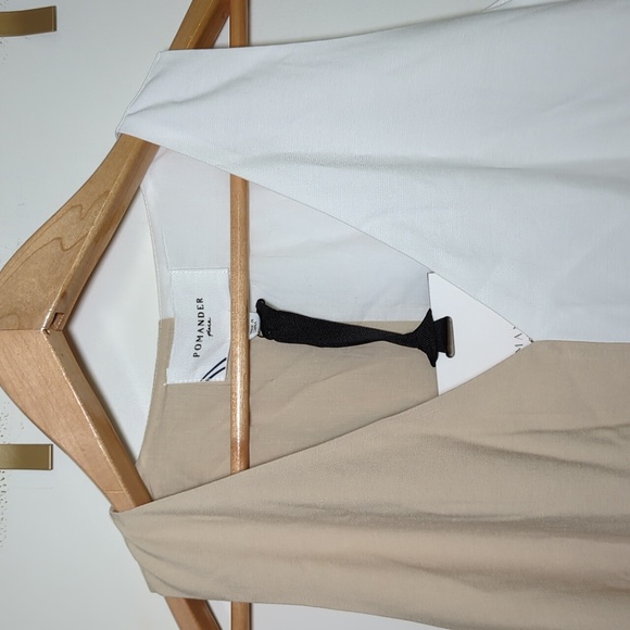 NWT Tuckernuck Pomander Place  White and Tan Sallie l Size Small - Picture 5 of 8